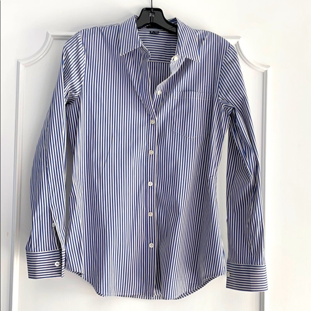 Theory Stripe Button Down